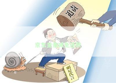 京东金条减免还款