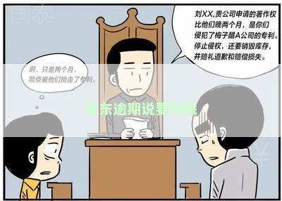 京东逾期说要仲裁